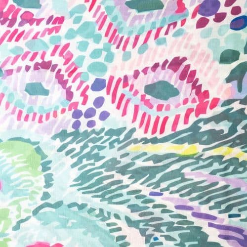 Weavermill Floral Print Scarf - Tropical - Image 2