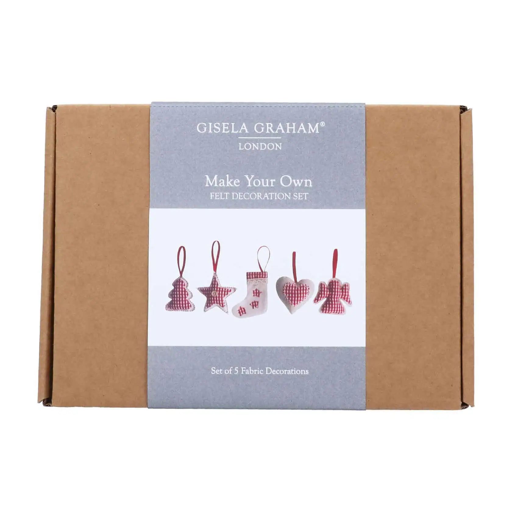 Gisela Graham, Make Your Own Gingham Decoration - Fabric Kit