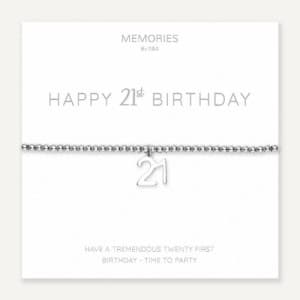 Memories Bracelet – Happy 21st Birthday
