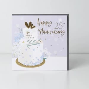 Belly Button Designs, Elle – Silver Anniversary Cake