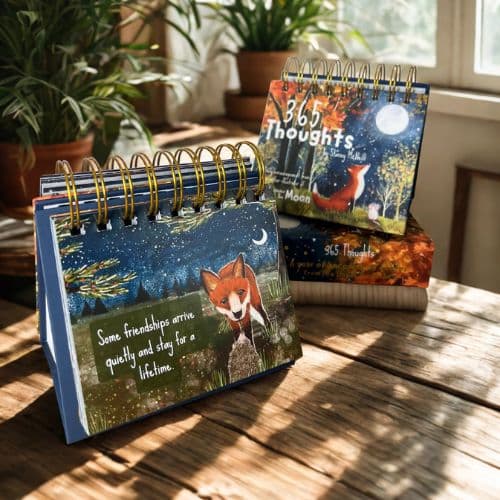 Fox Under The Moon - 365 Thoughts - Daily Desktop Quotes - Image 3
