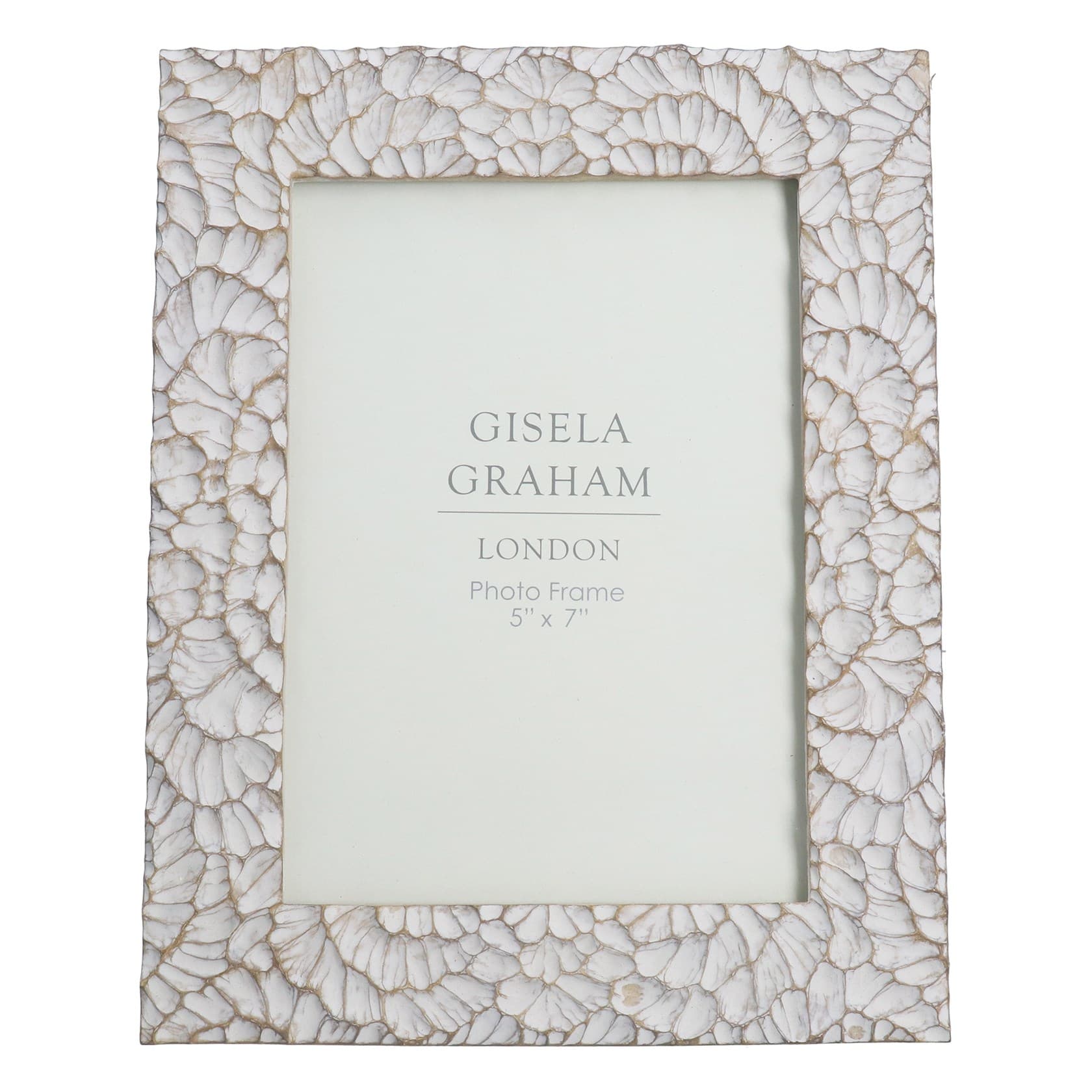 Gisela Graham Taupe Frill Picture Frame (5″x7″)