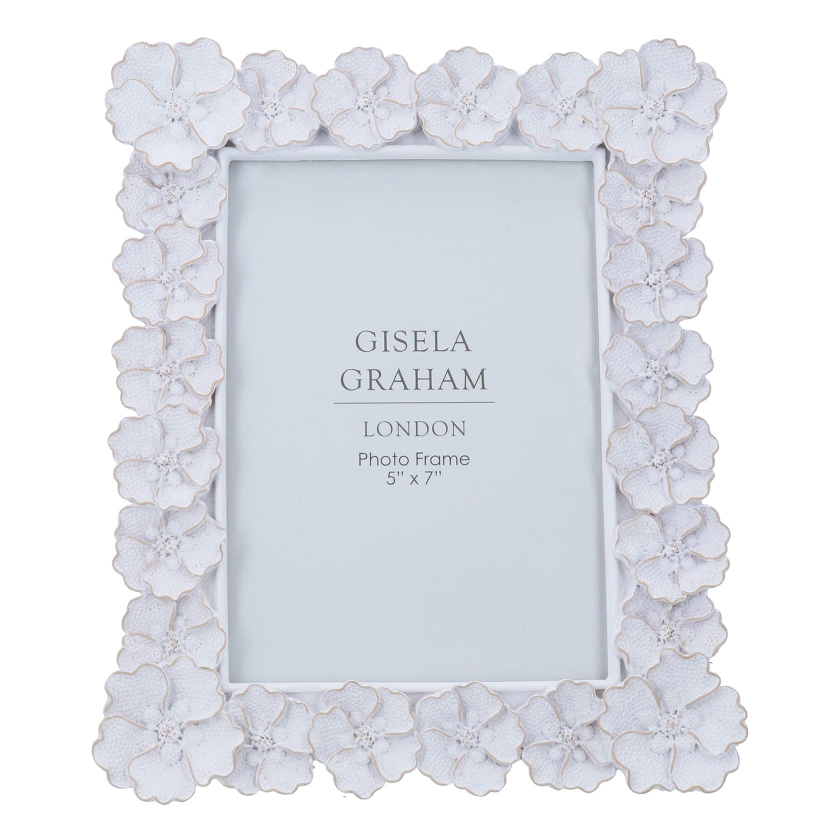 Gisela Graham Antique White Anemone Picture Frame (5 Gisela Graham Antique White Anemone Picture Frame (5