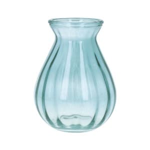 Gisela Graham Blue Posy Glass Vase