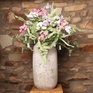 Zelly Crochet Lilac Hydrangea Stem
