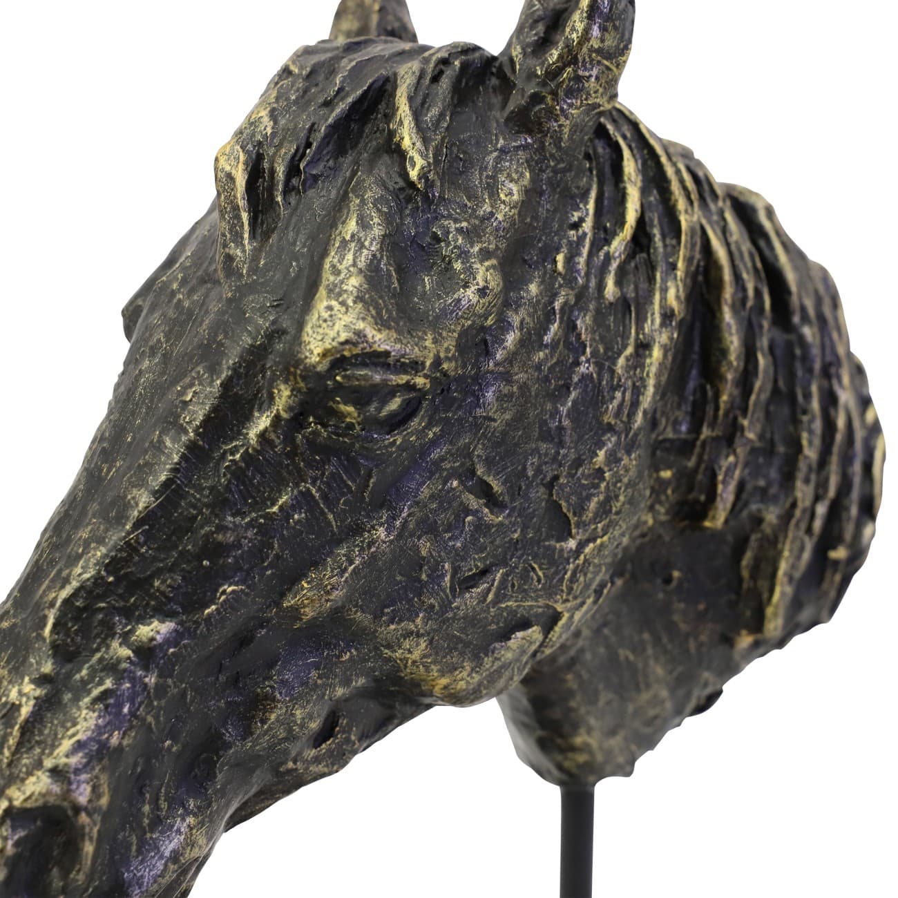 Bay Horse Head Sculpture - Image 4
