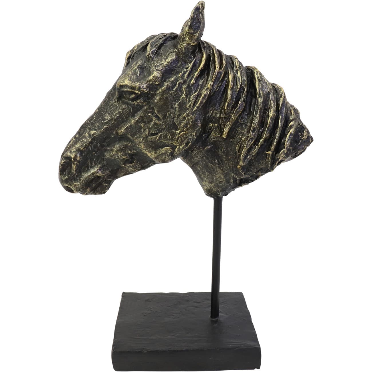 Bay Horse Head Sculpture