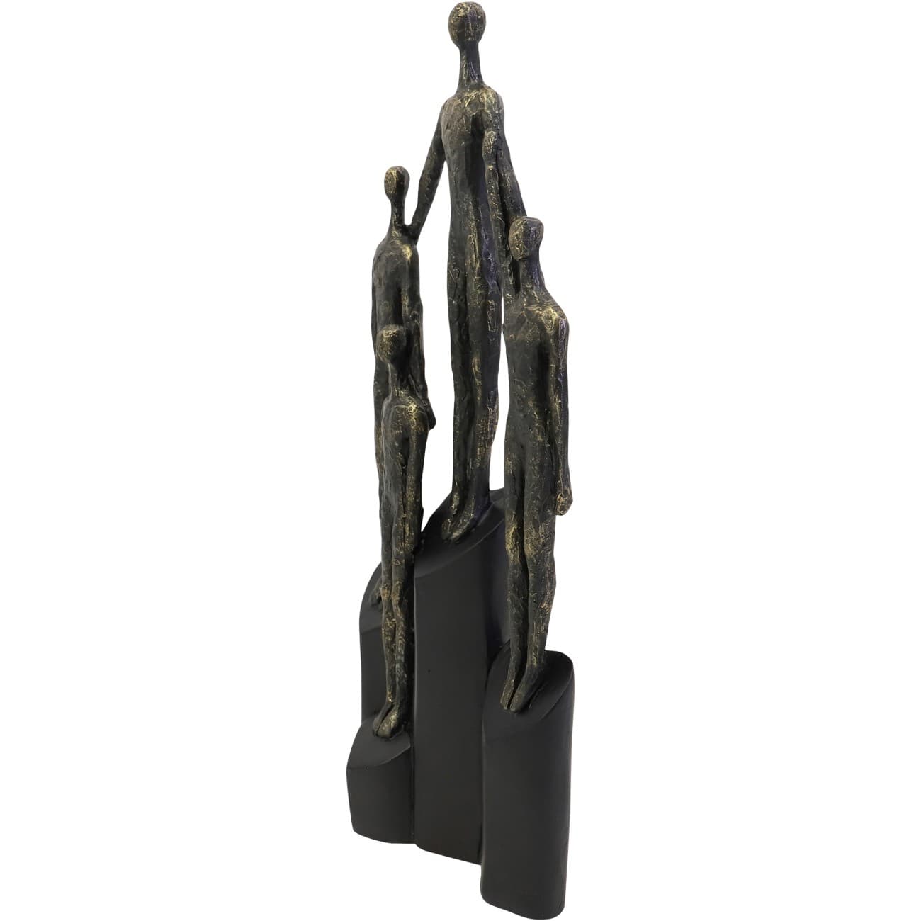 Abstract Family Sculpture on Hearts Plinth - Image 2