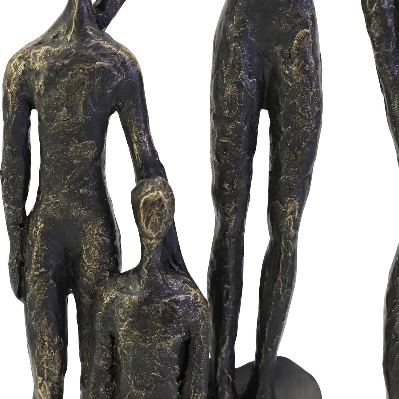 Abstract Family Sculpture on Hearts Plinth - Image 4