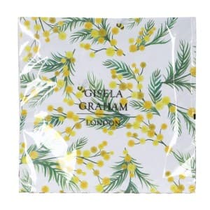 Gisela Graham - Mimosa Paper Napkins, Pack of 20