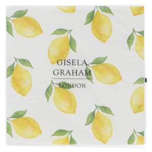 Gisela Graham –Lemons Paper Napkins, Pack of 20