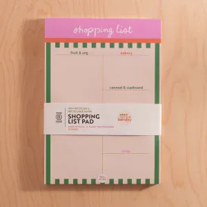 Good Tuesday, Weekly Shopping List Pad A5 - Cabana Stripe