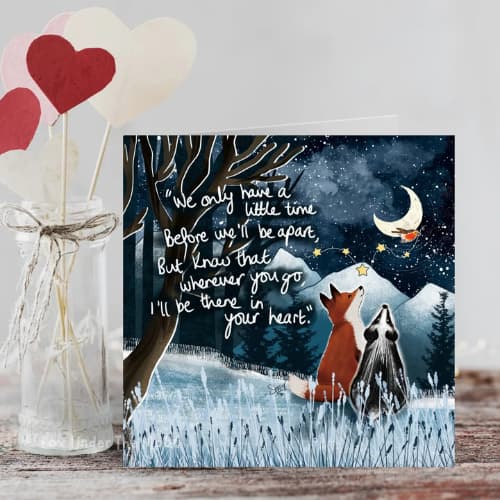 Fox Under The Moon – ‘A Little Time’ Card