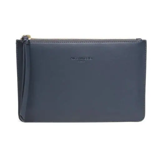 Alice Wheeler Clutch Pouch - Navy