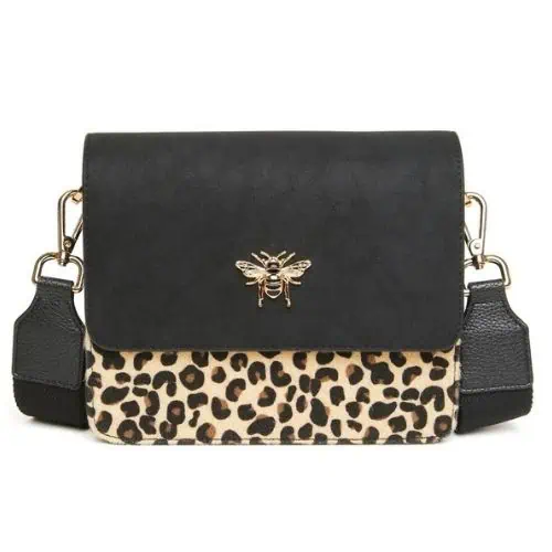 Alice Wheeler Highbury Cross Body Bag - Leopard