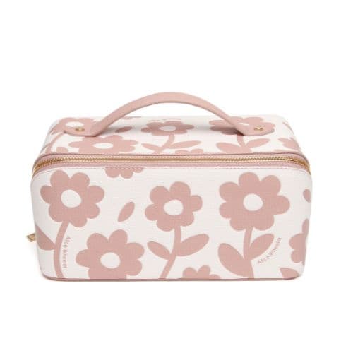Alice Wheeler Pink Floral Train Case - Image 3