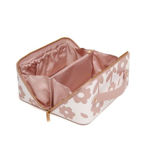 Alice Wheeler Pink Floral Train Case - Image 5