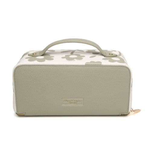 Alice Wheeler Pistachio Floral Train Case - Image 2