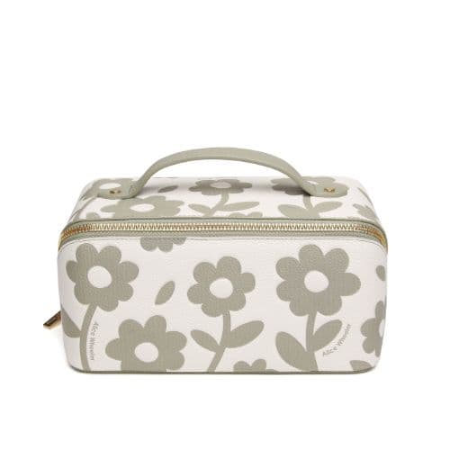 Alice Wheeler Pistachio Floral Train Case - Image 3