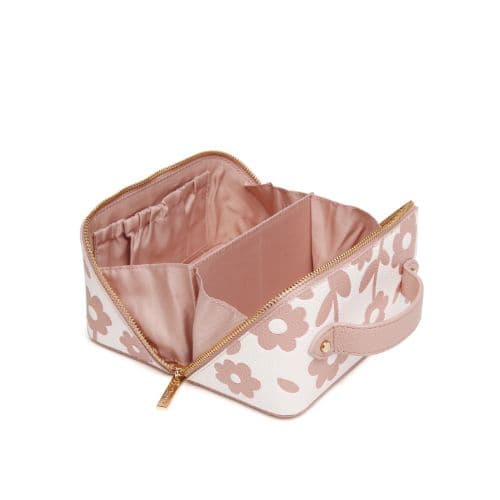 Alice Wheeler Pink Floral Mini Train Case - Image 4