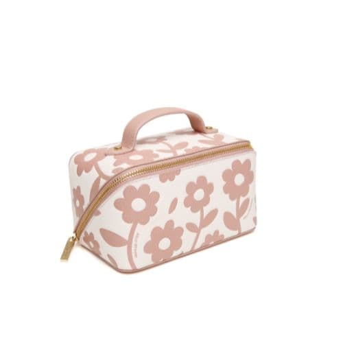 Alice Wheeler Pink Floral Mini Train Case - Image 5