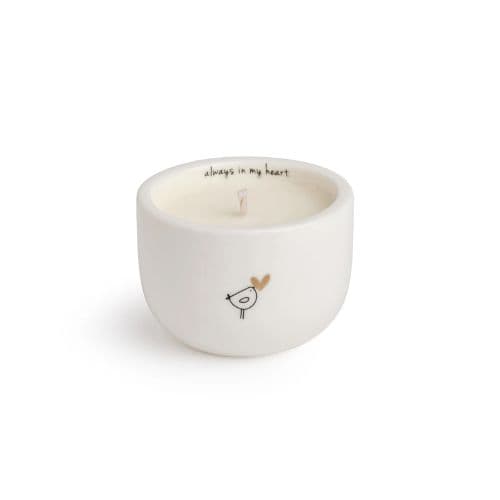 Belly Button Designs Always In My Heart Ceramic Candle - Jaro Design Studio - 1 Belly Button Designs Always In My Heart Ceramic Candle