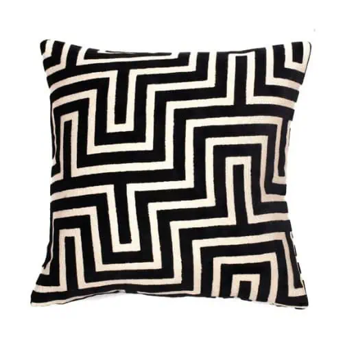 Malini Paul Moneypenny Amazing Black Cushion, Large