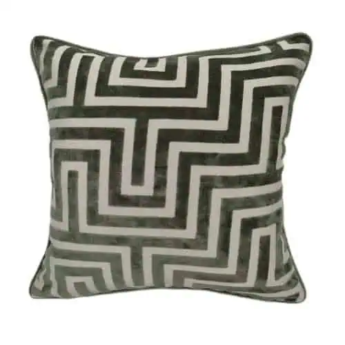 Malini Paul Moneypenny Amazing Sage Green Cushion, Large