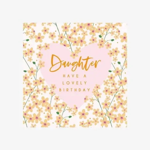 Belly Button Designs - Daughter Floral Birthday
