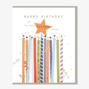 Belly Button Designs Best Partner Ever Greetings Card