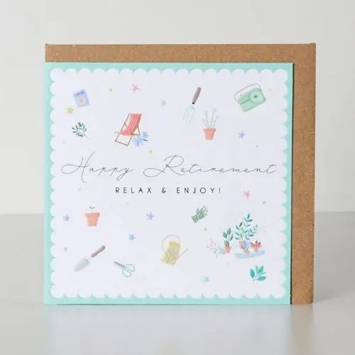 Belly Button Designs Happy Retirement Greeting Card