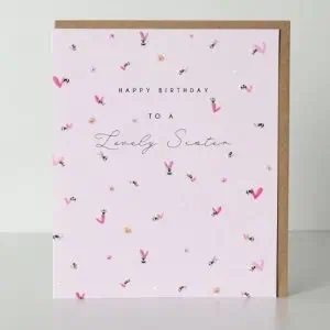 Belly Button To A Lovely Sister Card