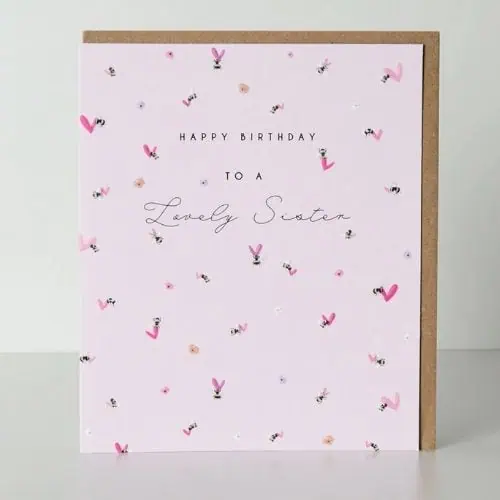 Belly Button To A Lovely Sister Card