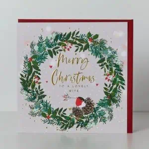 Belly Button To A Lovely Wife Card