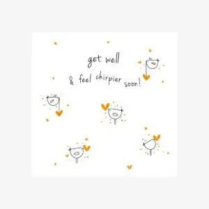 Belly Button Designs, Birdie - Get Well Feel Chirpie!