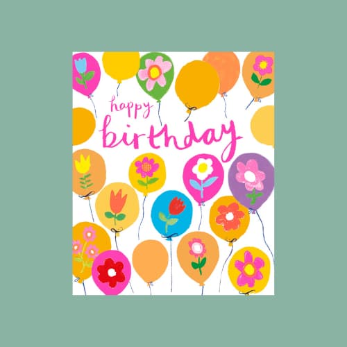 PaperSalad - Birthday Flower Balloons