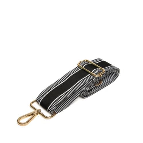 Alice Wheeler Black Stripe Bag Strap
