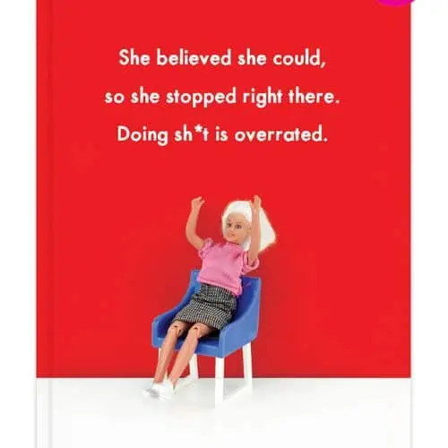 Bold and Bright Rude A5 Notebook - She Believed
