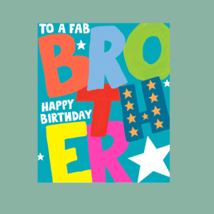 PaperSalad – To A Fab Brother Happy Birthday