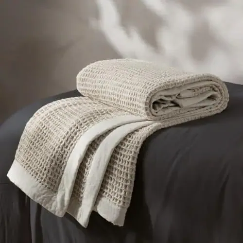 Yard, Canopy Oversized Throw - Stone / Natural