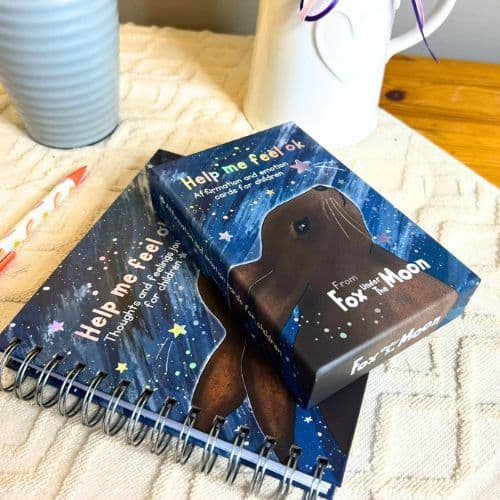 Fox Under The Moon - Children's Journal For Feelings and Emotions - Jaro Design Studio - 3 Fox Under The Moon - Children's Journal For Feelings and Emotions - Image 3