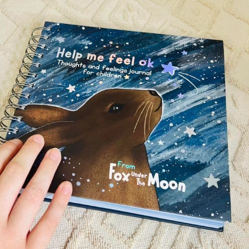 Fox Under The Moon - Children's Journal For Feelings and Emotions - Jaro Design Studio - 1 Fox Under The Moon - Children's Journal For Feelings and Emotions