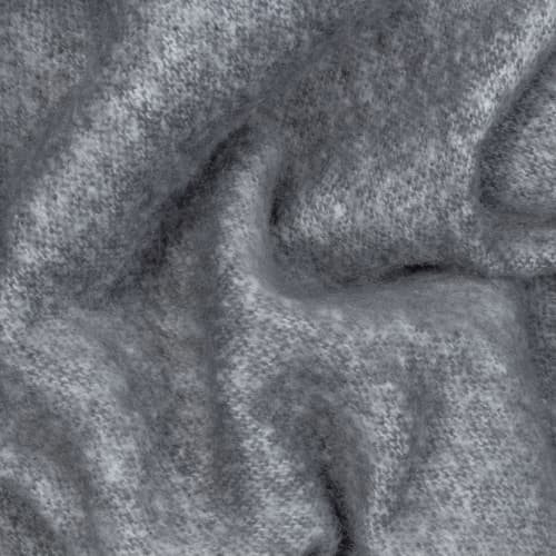 Cozy Woven Tasselled Throw Charcoal - Image 2