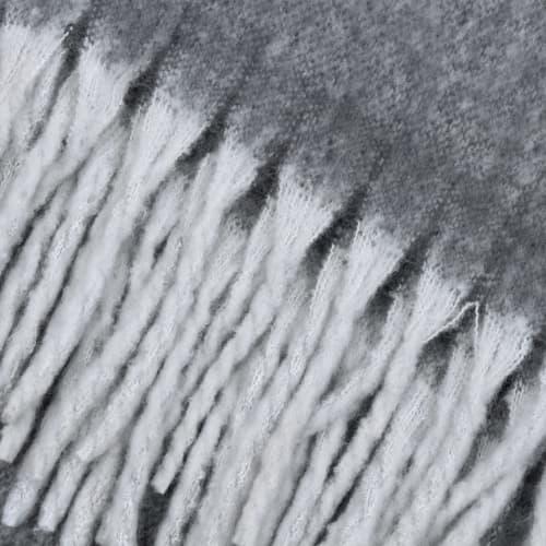 Cozy Woven Tasselled Throw Charcoal - Image 4
