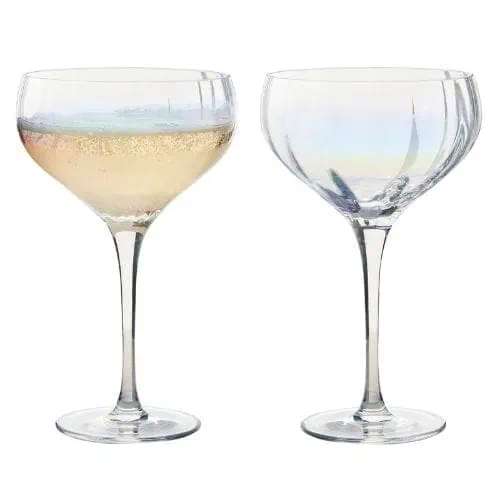DRH Collection - Palazzo Champagne Saucers, Set of 2