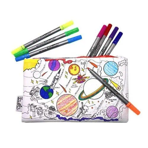 Eatsleepdoodle - Space Explorer Pencil Case - Jaro Design Studio - 3 Eatsleepdoodle - Space Explorer Pencil Case - Image 3