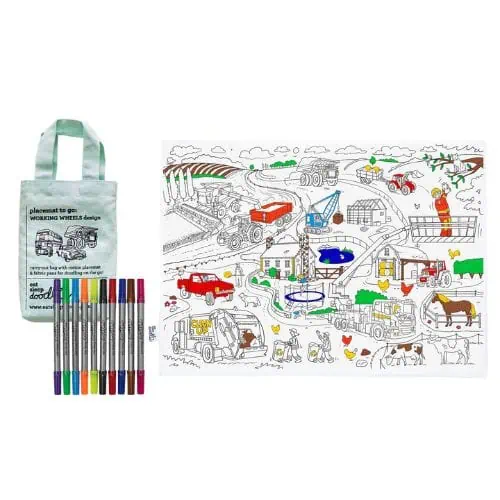 Eatsleepdoodle - Space Explorer Placemat - Jaro Design Studio - 2 Eatsleepdoodle - Space Explorer Placemat - Image 2