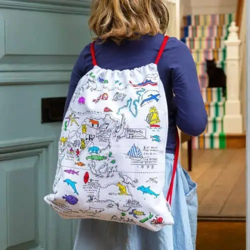 Eatsleepdoodle World Map Backpack