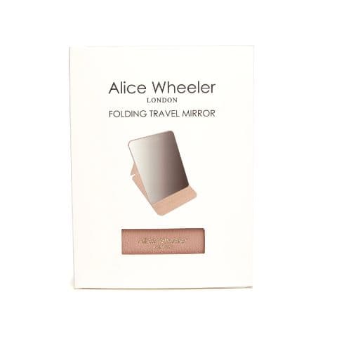 Alice Wheeler Pink Folding Mirror - Image 3