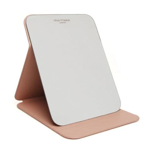 Alice Wheeler Pink Folding Mirror